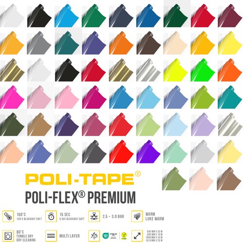 Poli flex premium flexfolie - poli-flex,