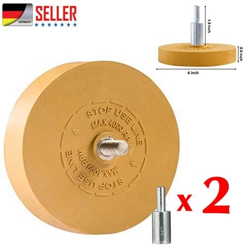 Stück folienradierer - 2, folienradierer&