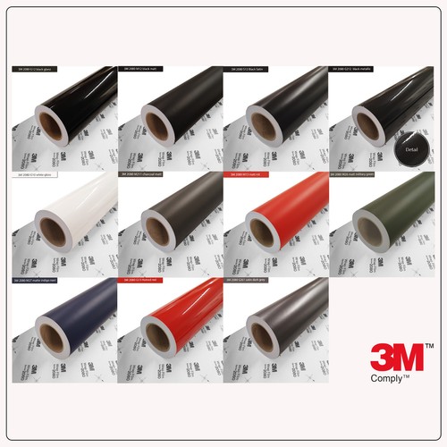 3m 2080 carwrapping - 40€/m²,