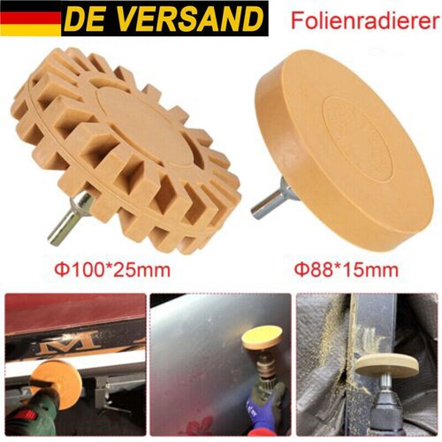 Tlg auto folienradierer - 2-tlg.,